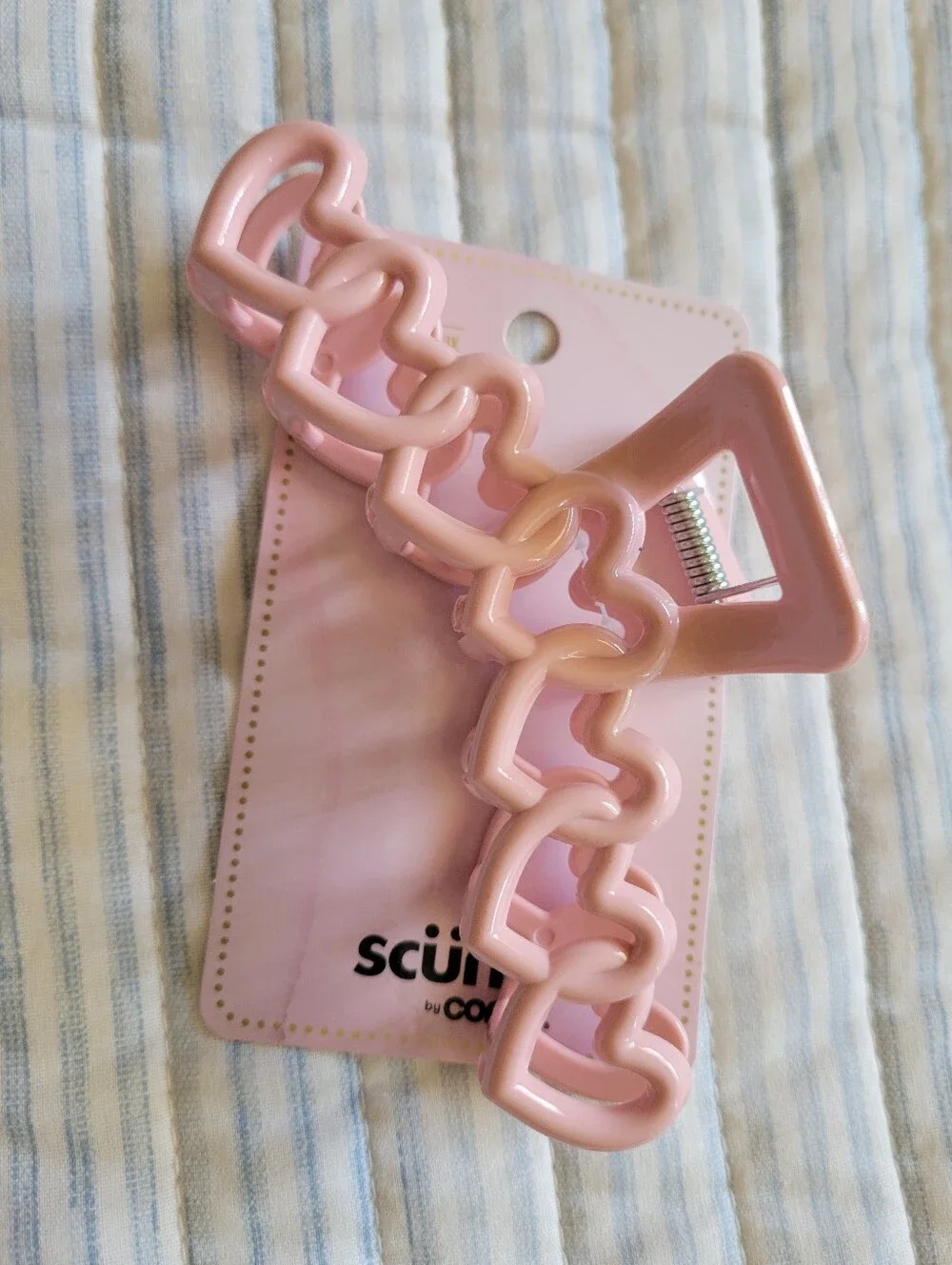 💕Scünci Connected Hearts Hairclip